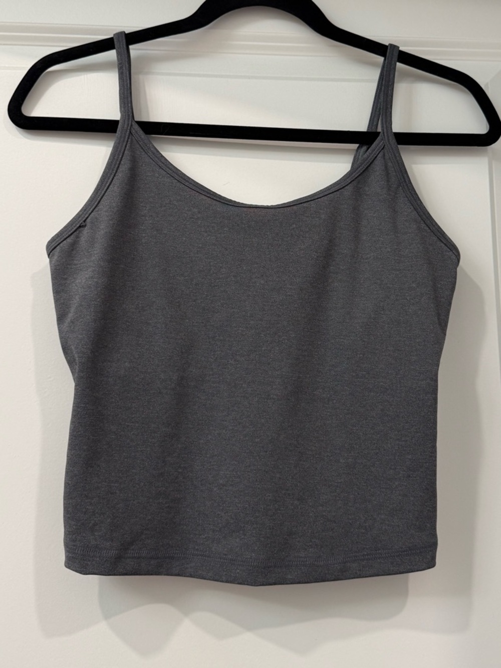 Everlane Charcoal Gray Perform Slim Strap Cami